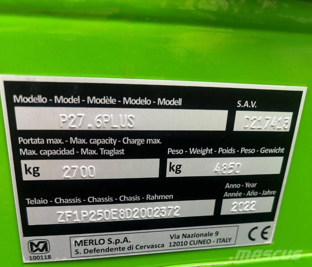 Merlo P 27.6 Plus Manipuladores telescópicos