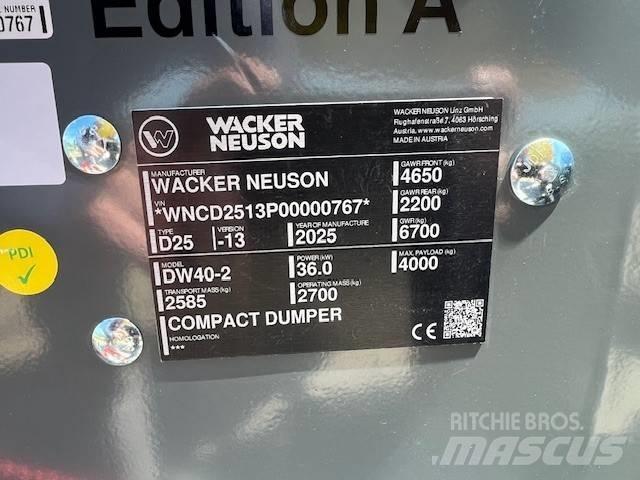 Wacker Neuson DW 40 Camiões articulados