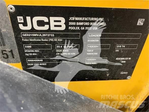 JCB 215 Carregadoras de direcção deslizante