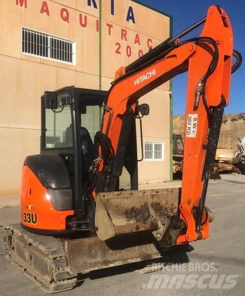 Hitachi ZX 33 U-5 A Mini Escavadoras <7t