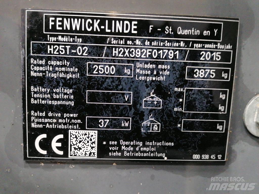 Linde H25T-02 Empilhadores a gás