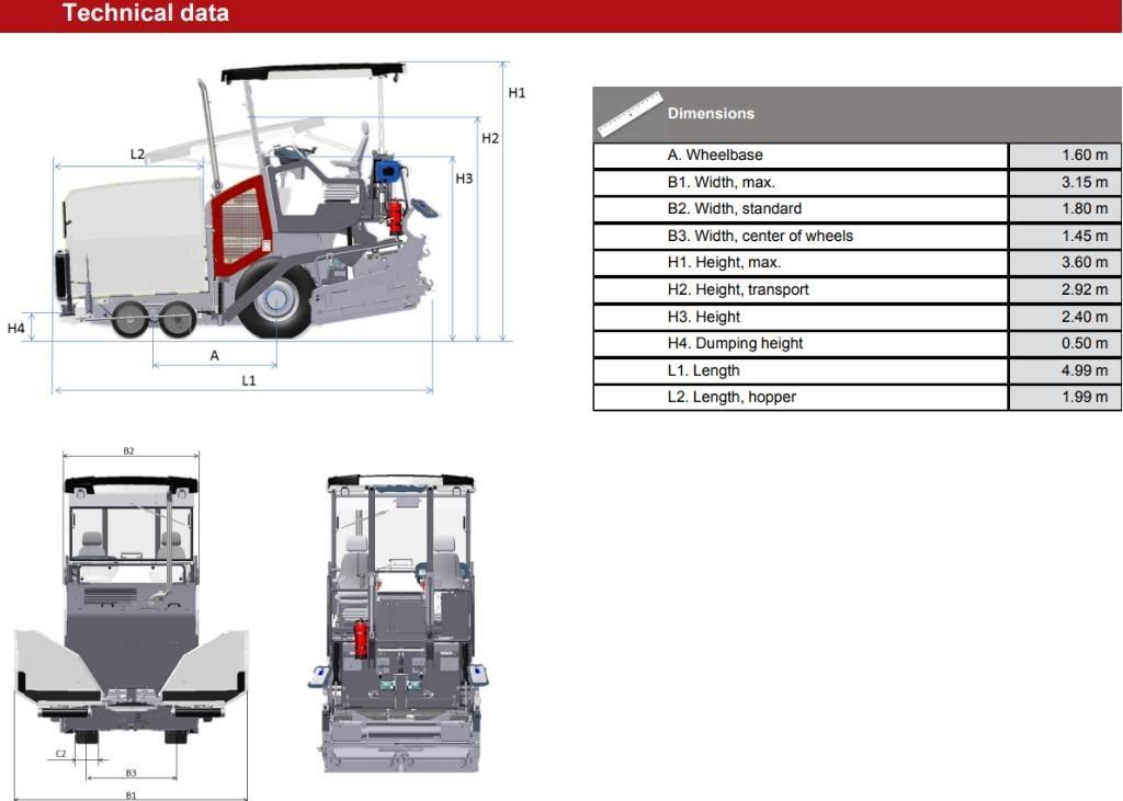 Dynapac SD 1800 W Pavimentadoras de asfalto