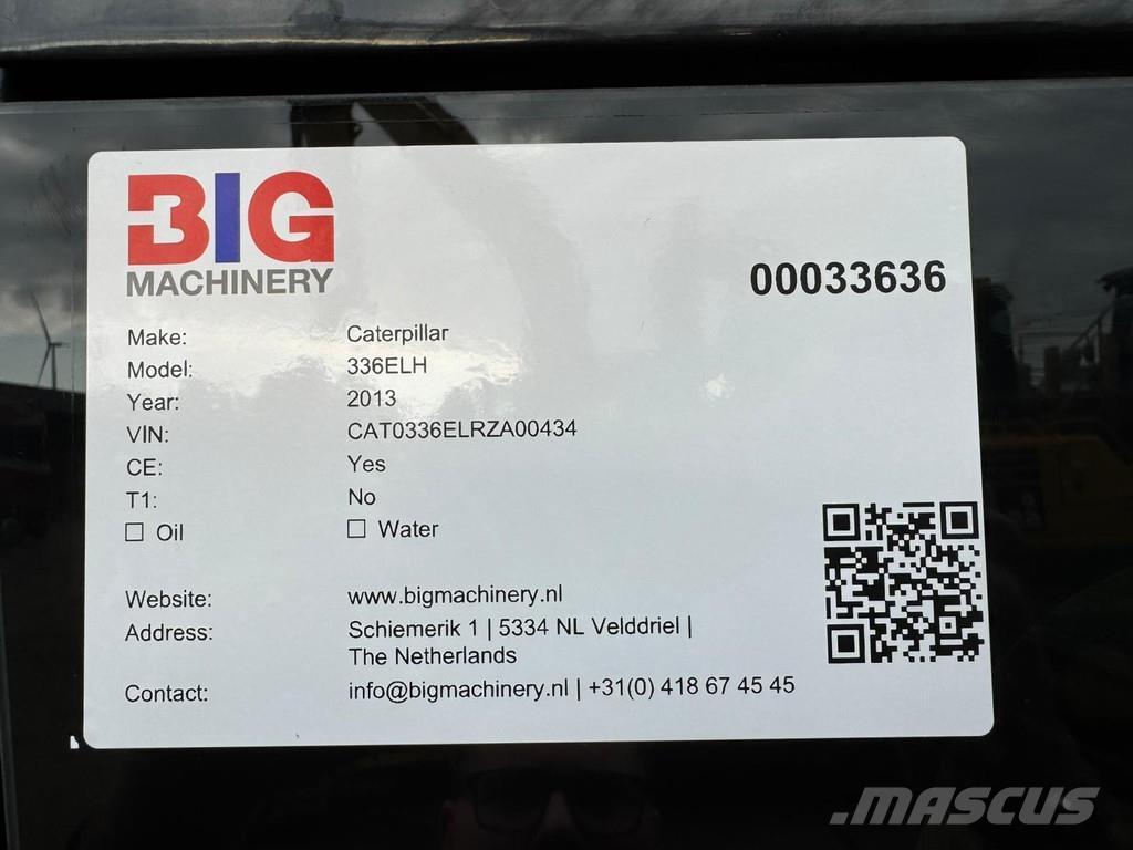 CAT 336ELH Escavadoras de rastos