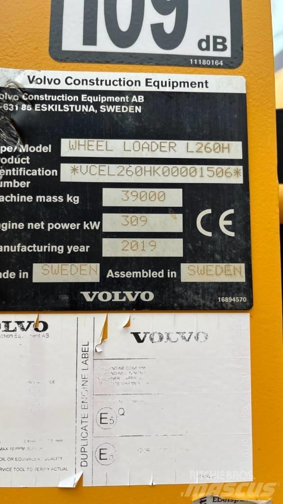 Volvo L260H Pás carregadoras de rodas