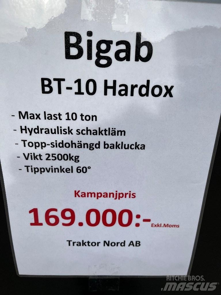 Bigab BT 10 HARDOX Reboques dumpers