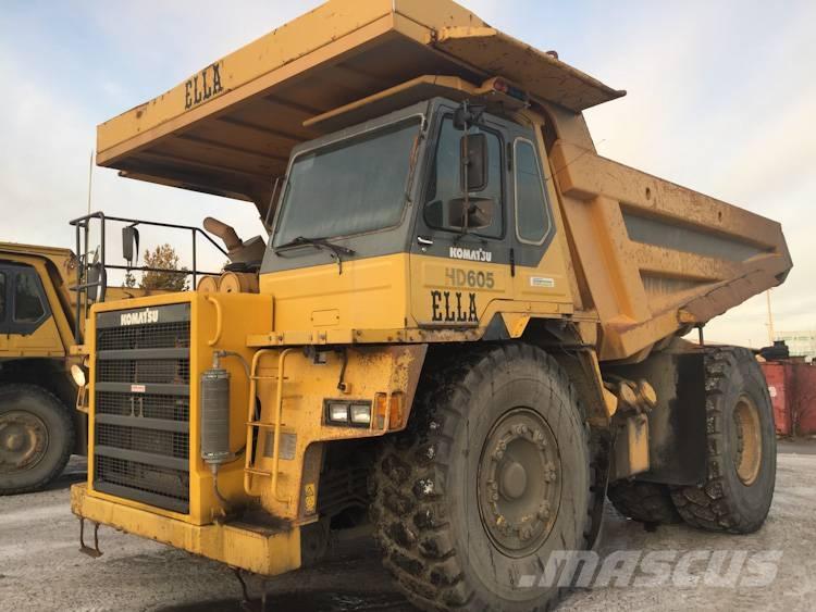 Komatsu HD 605-5 Camiőes dumper basculantes rígidos