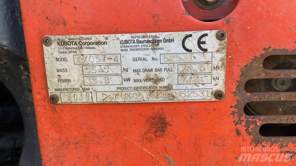 Kubota KX 057-4 Mini Escavadoras <7t