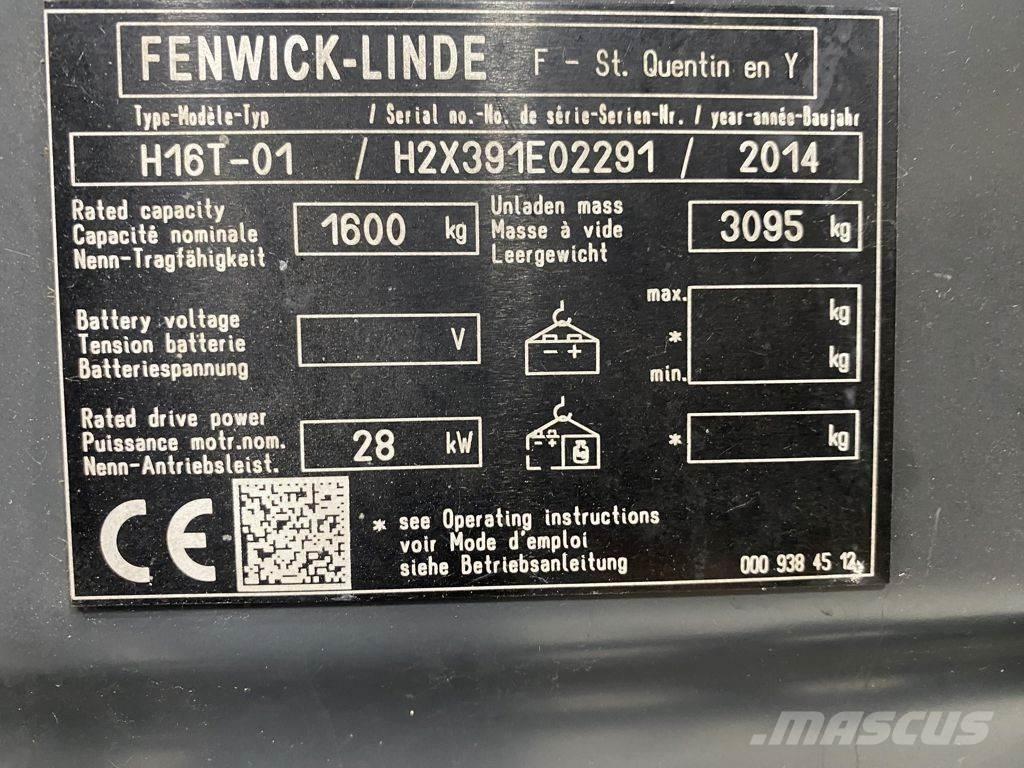 Linde H16T Empilhadores - Outros