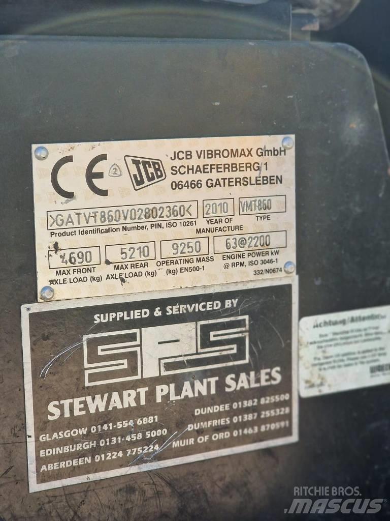 JCB Vibromax VMT 860 Cilindros Compactadores tandem