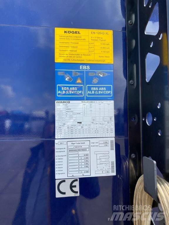 Kögel S 24 Semi Reboques Cortinas Laterais