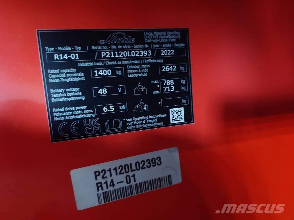 Linde R14/1120 Empilhadores Elevadores