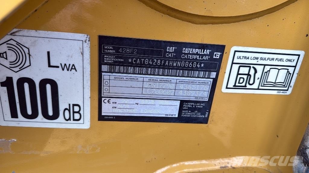 CAT 428 F Retroescavadoras