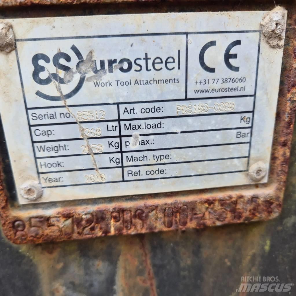 Eurosteel bucket Baldes crivo