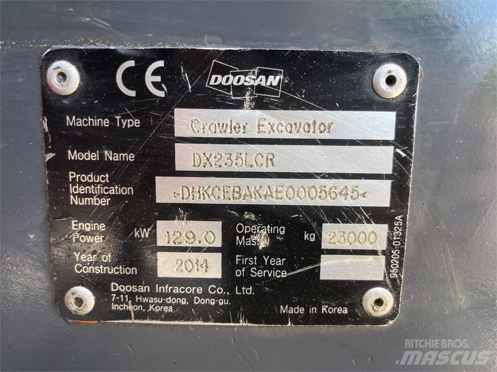 Doosan DX 235 LCR Escavadoras de rastos