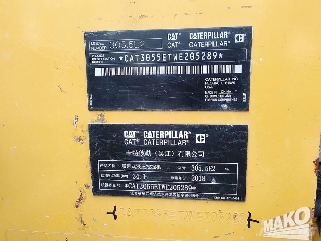 CAT 305.5 Escavadoras de rastos