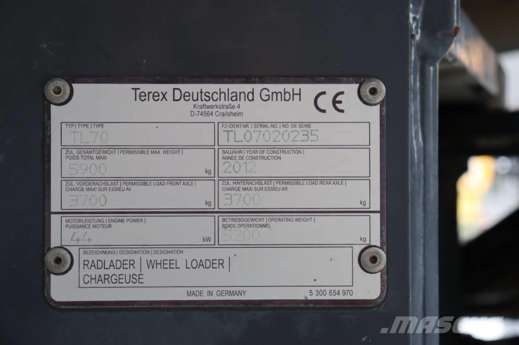 Terex TL 70 Pás carregadoras de rodas