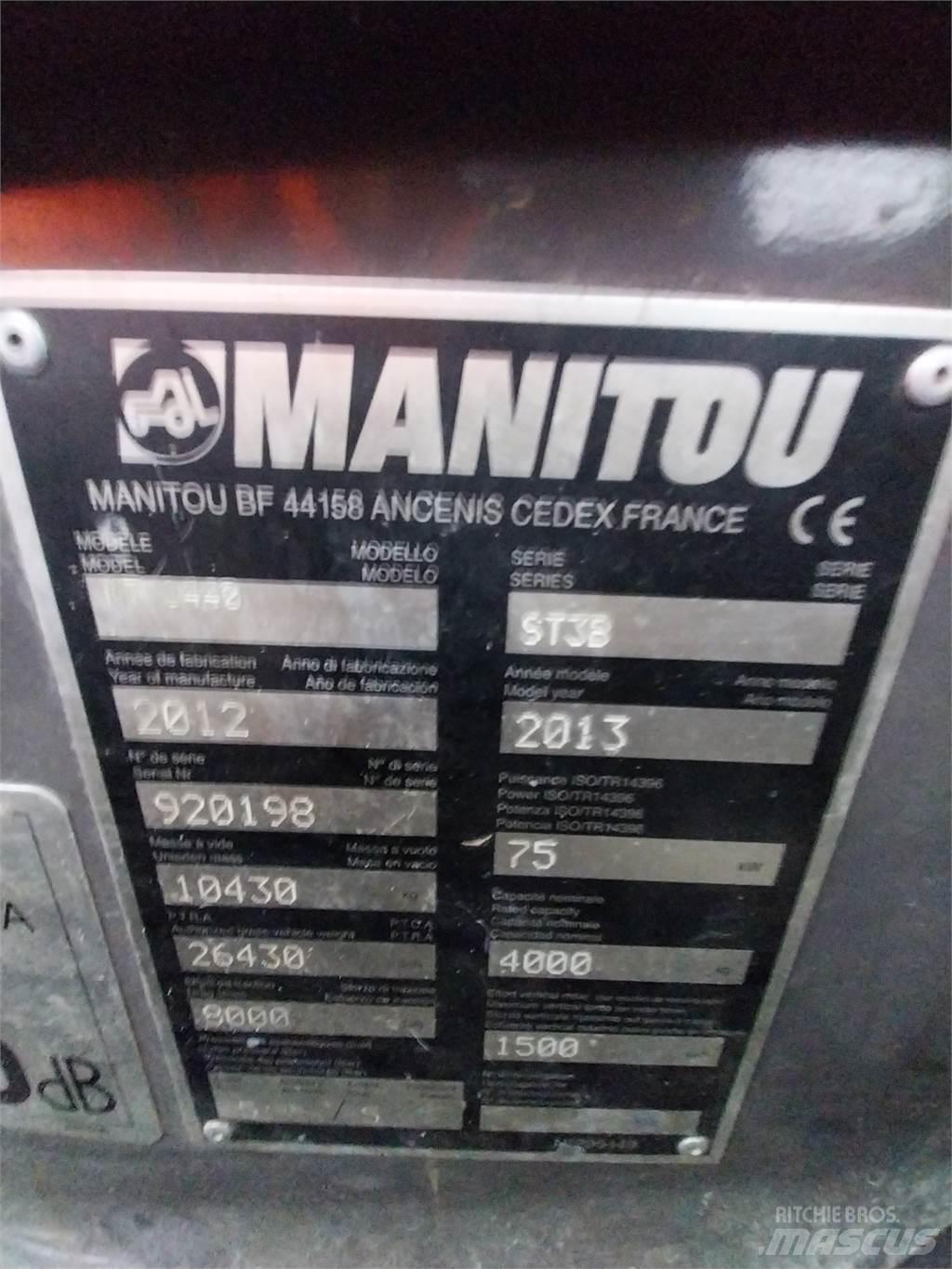 Manitou MT1440 Manipuladores telescópicos