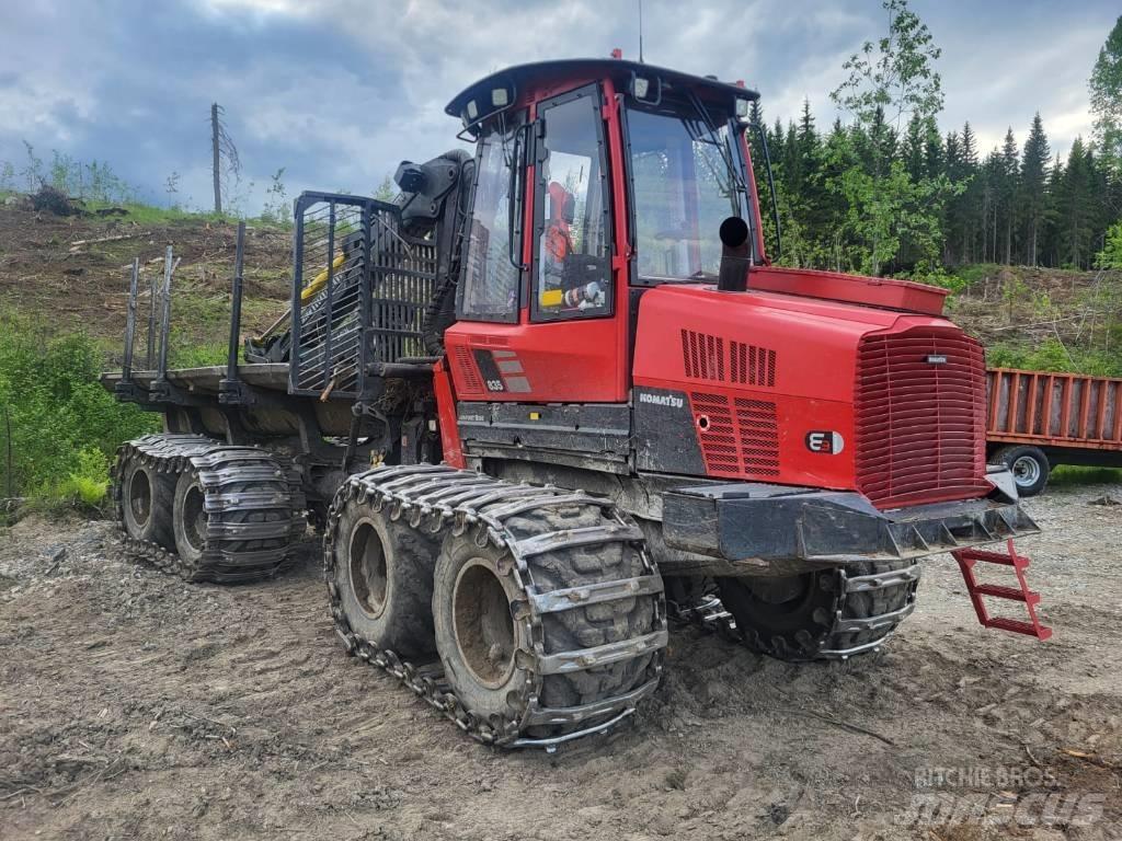 Komatsu 835 Forwarders florestais
