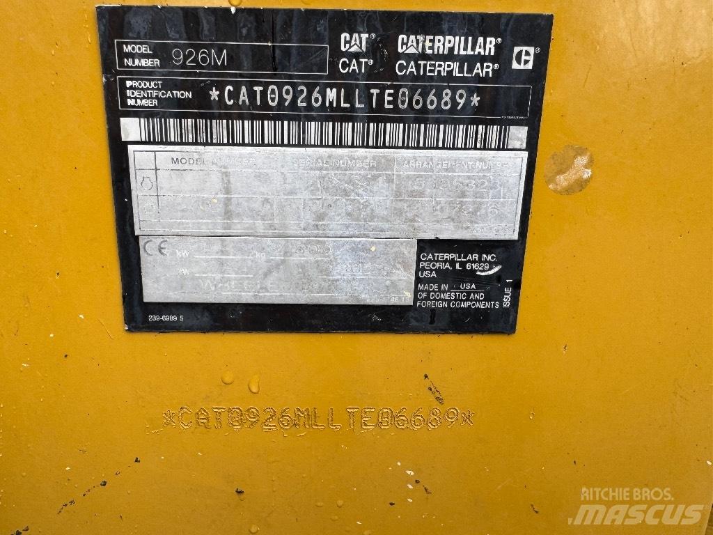 CAT 926 M Pás carregadoras de rodas