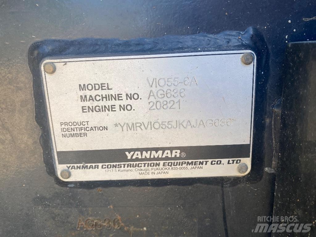 Yanmar Vio 55-6 A Mini Escavadoras <7t