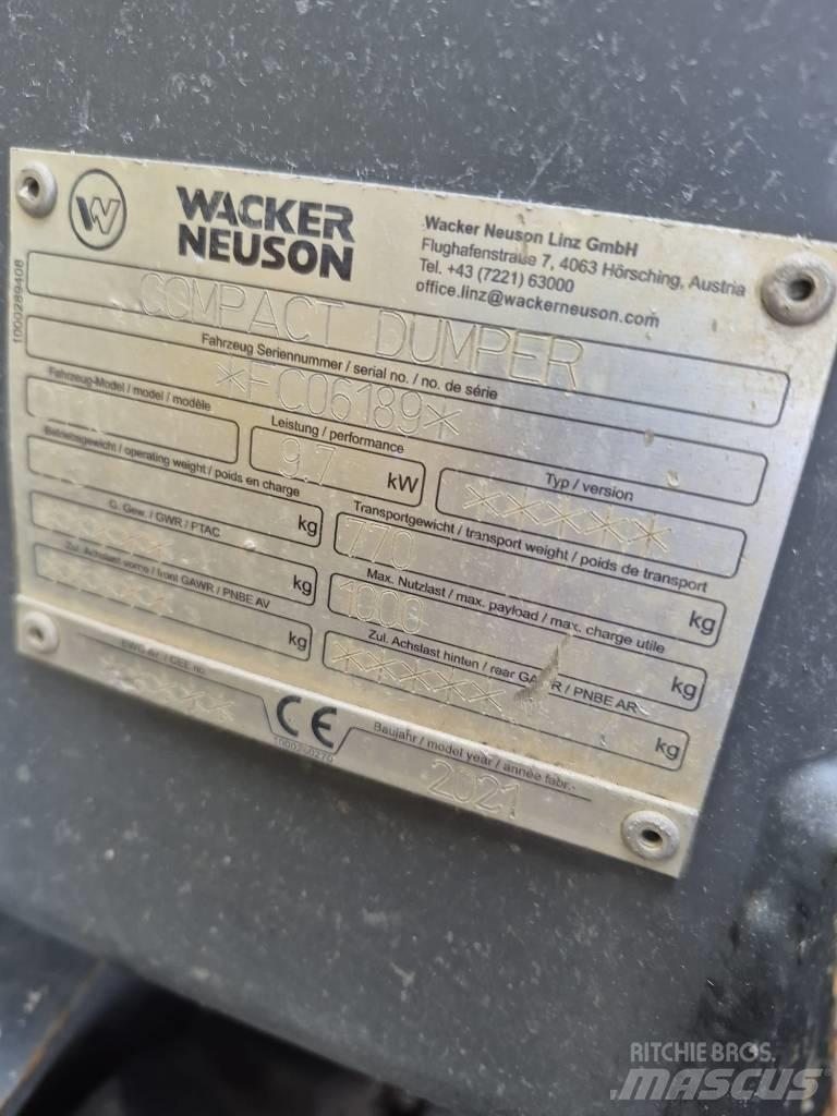 Wacker Neuson DT 10 Dumpers de lagartas