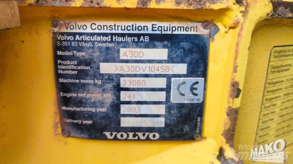 Volvo A 30 D Camiões articulados