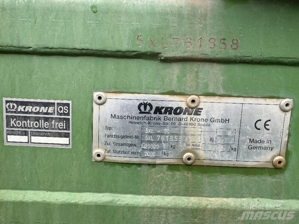 Krone 5 XL GL Atrelados auto-carregadores