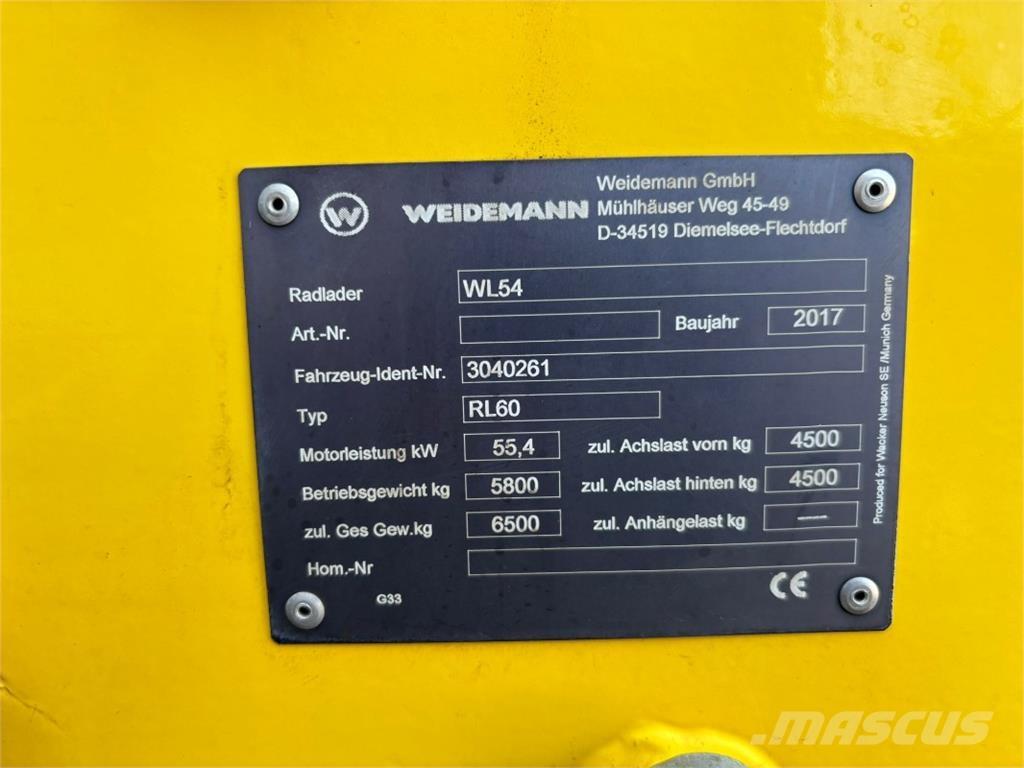 Wacker WL 54 Pás carregadoras de rodas