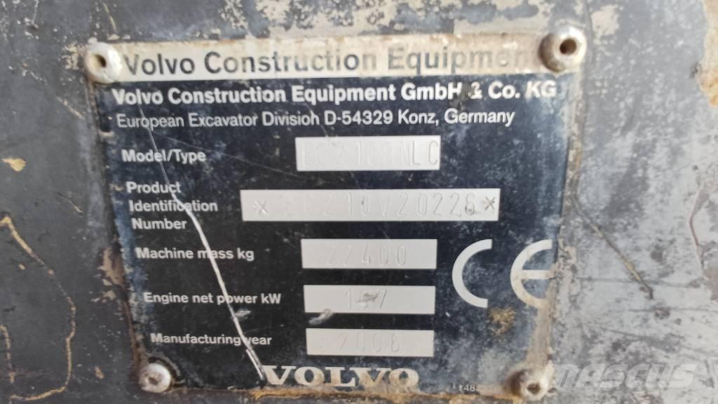 Volvo EC 210 B N LC Escavadoras de rastos