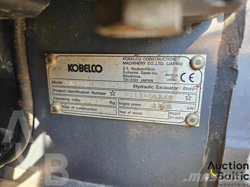 Kobelco SK28SR-6 Mini Escavadoras <7t