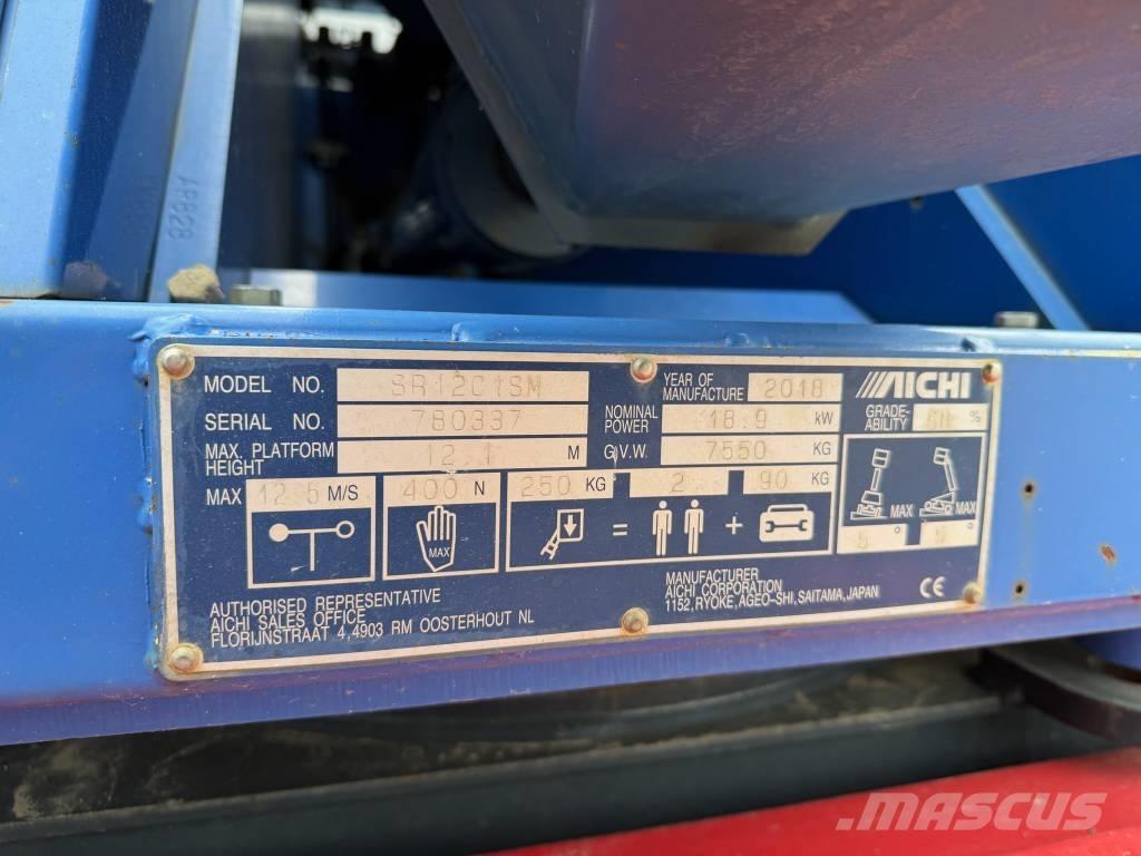 Aichi SR 12 CSM Elevadores braços Telescópicos