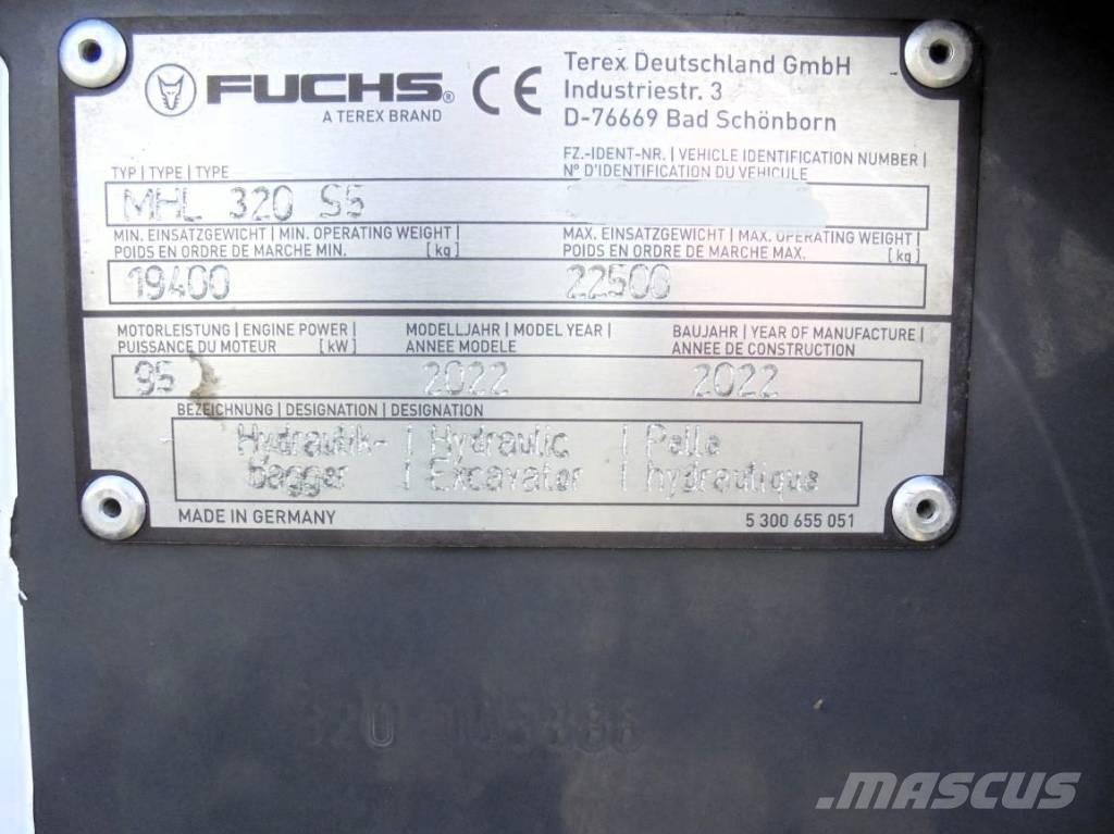 Fuchs MHL 320 Manipuladores de resíduos / indústria