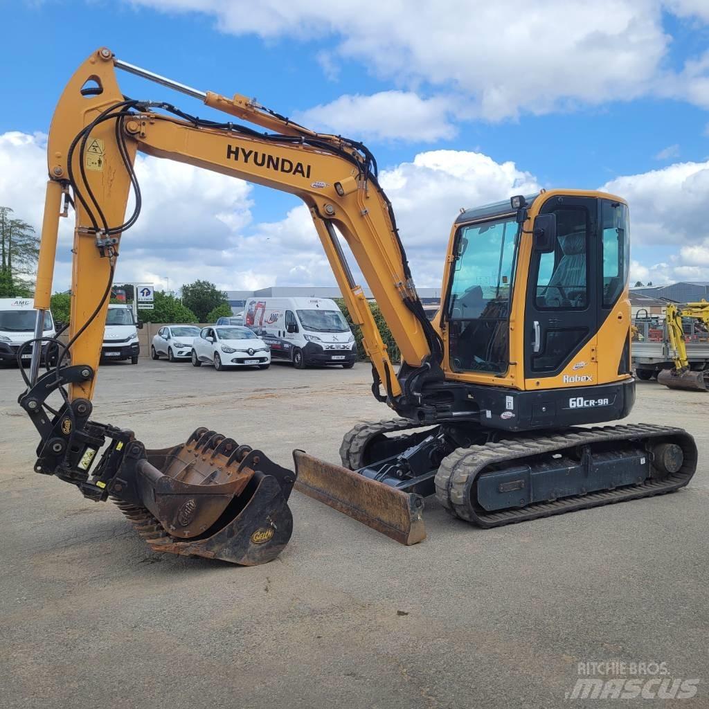 Hyundai R60CR9 Mini Escavadoras <7t