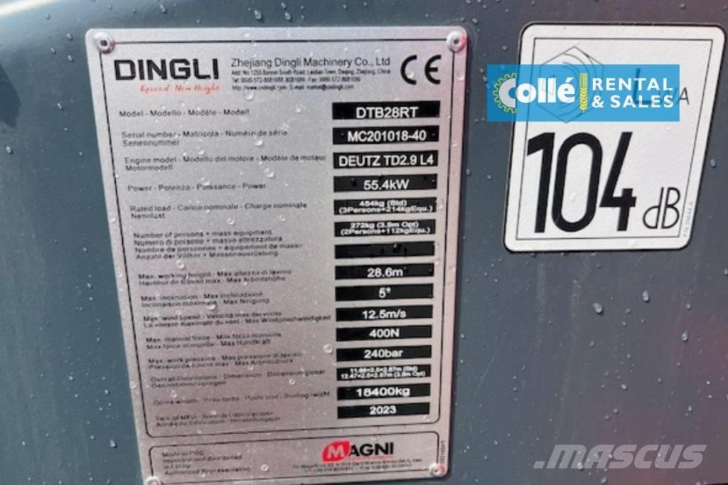 Magni DTB 28 RT | 2023 Elevadores braços Telescópicos