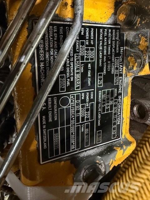 Liebherr D 926 TI-E Motores