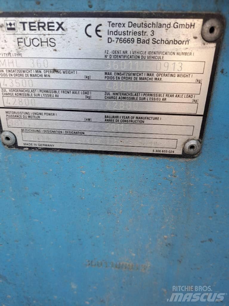 Fuchs MHL360D Manipuladores de resíduos / indústria