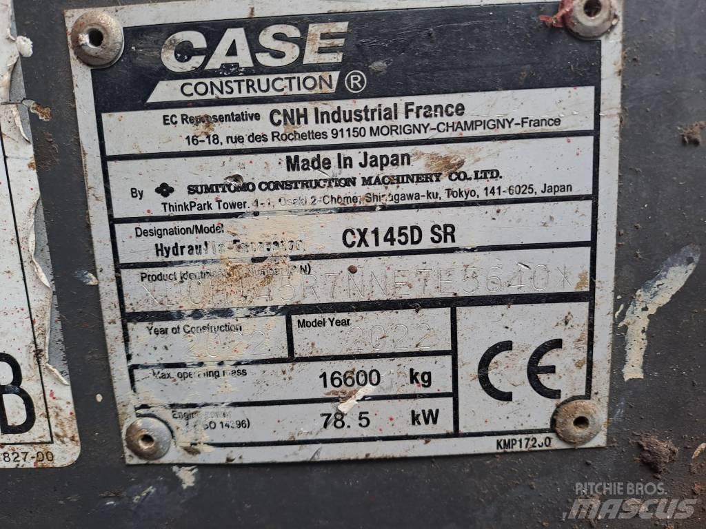 CASE CX145D SR Escavadoras de rastos