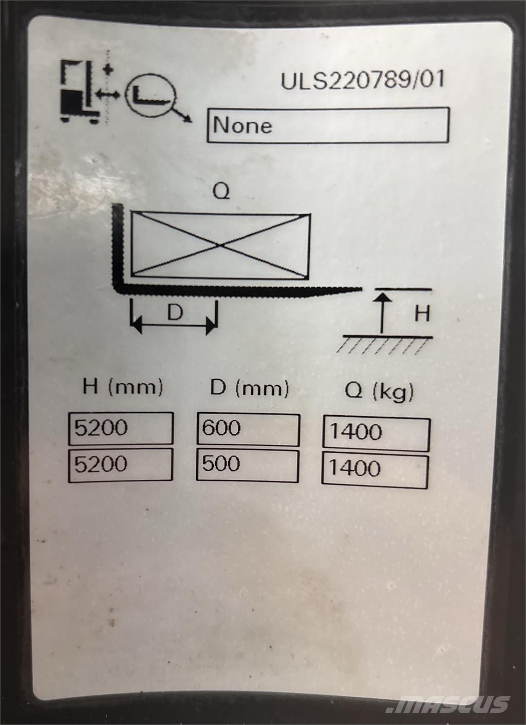 Atlet ULS140 Empilhadores Elevadores