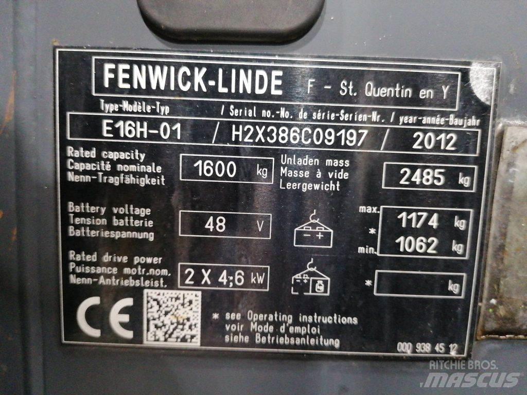 Linde E16H-01 Empilhadores eléctricos