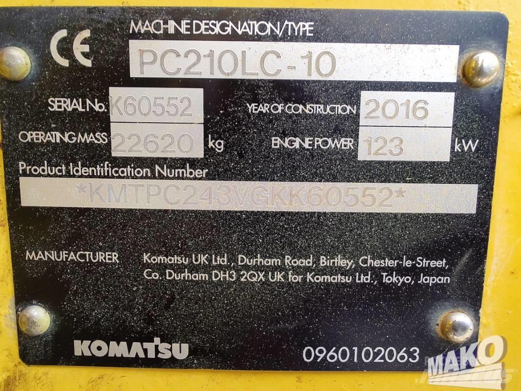 Komatsu PC 210 Escavadoras de rastos
