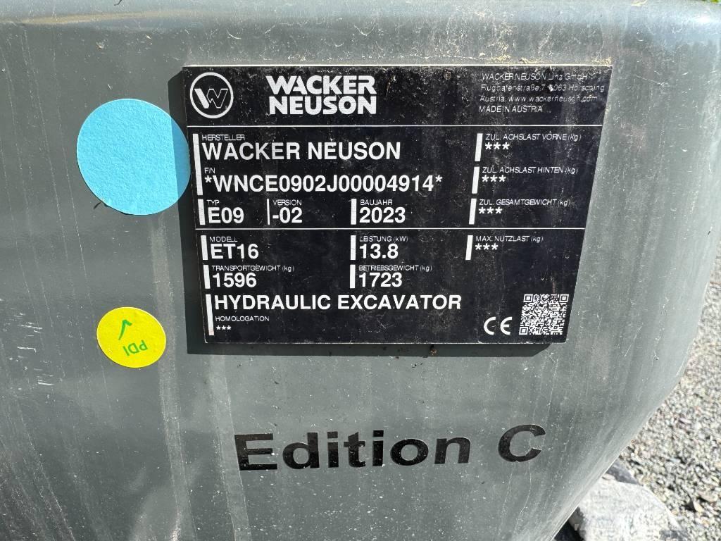Wacker Neuson ET16 Escavadoras de rastos