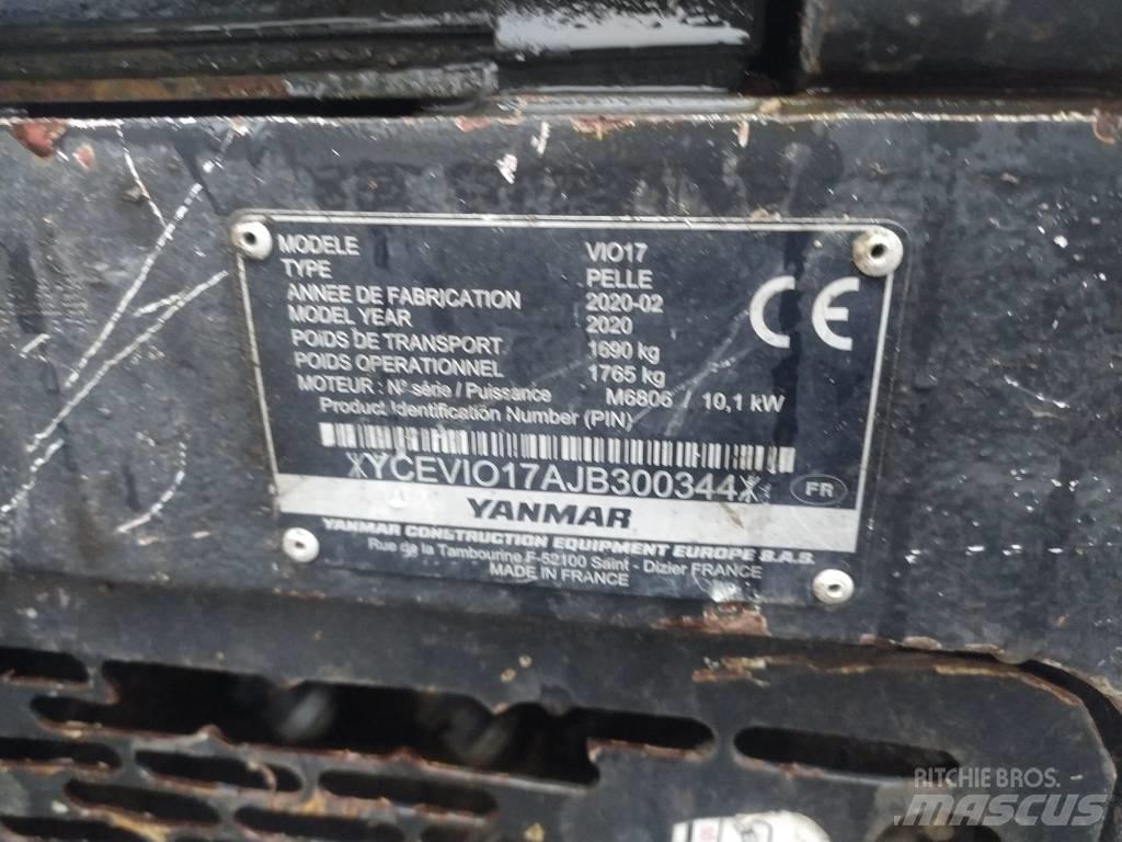 Yanmar Vio 17 U Mini Escavadoras <7t