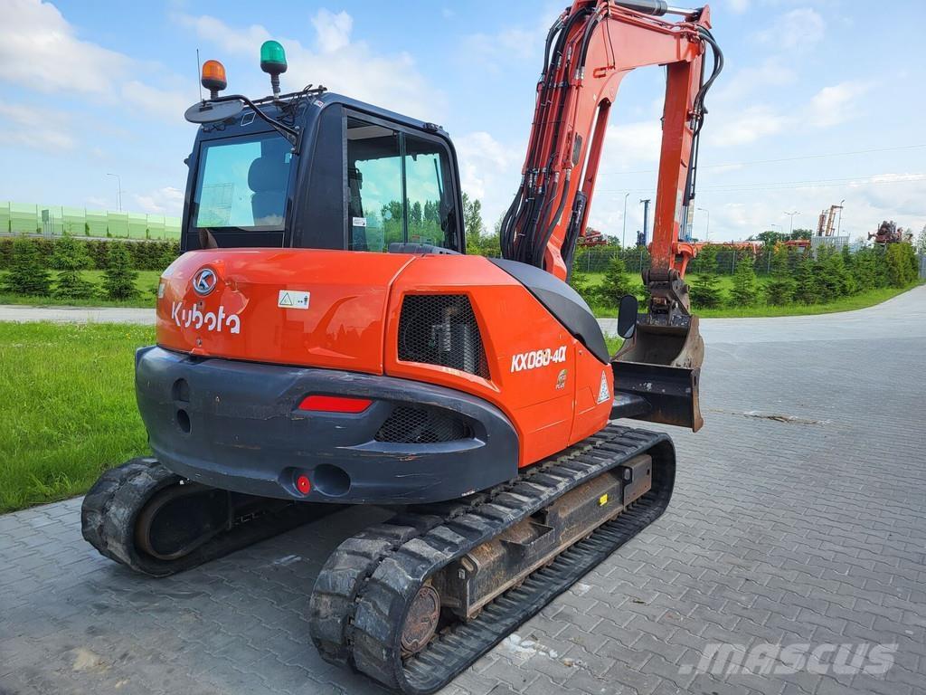 Kubota KX080-40 Mini Escavadoras <7t