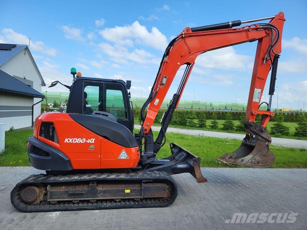 Kubota KX080-40 Mini Escavadoras <7t