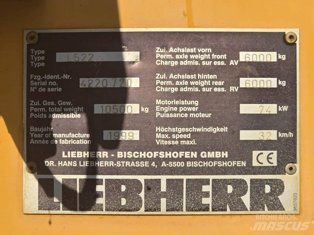 Liebherr L522 Pás carregadoras de rodas