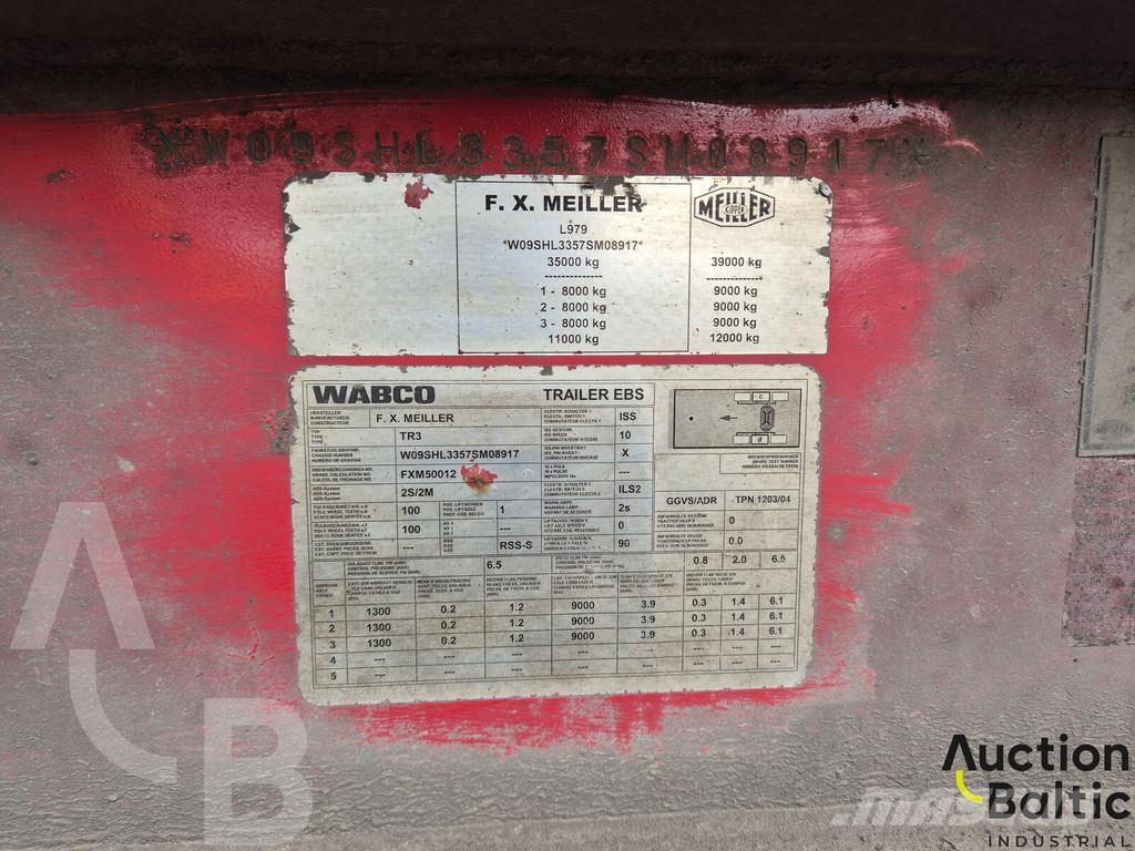 Meiller MHPS 41/3 Semi Reboques Cortinas Laterais