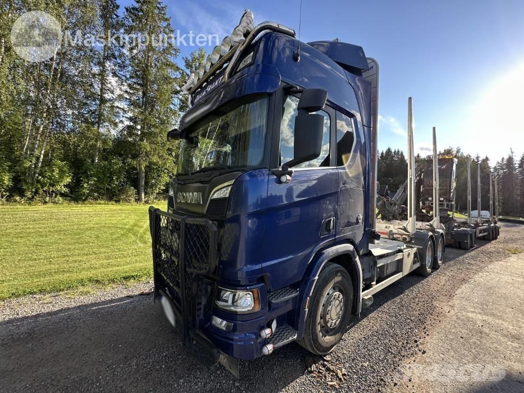 Scania R 650 Camiões de transporte de troncos