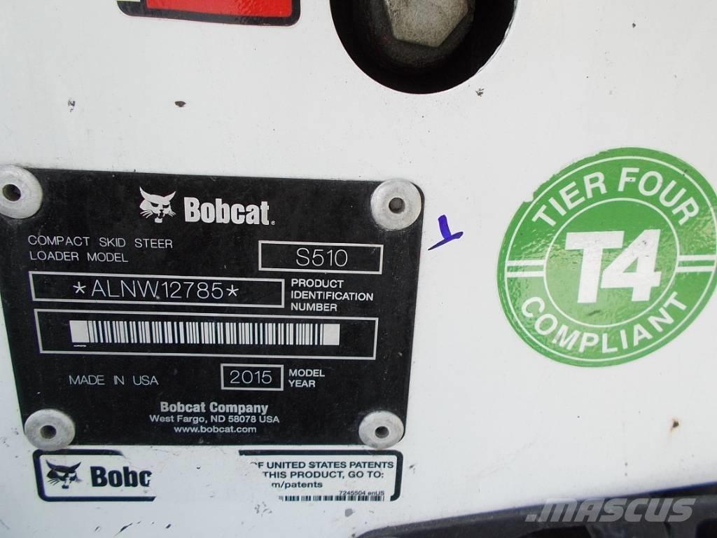 Bobcat S510 Carregadoras de direcção deslizante