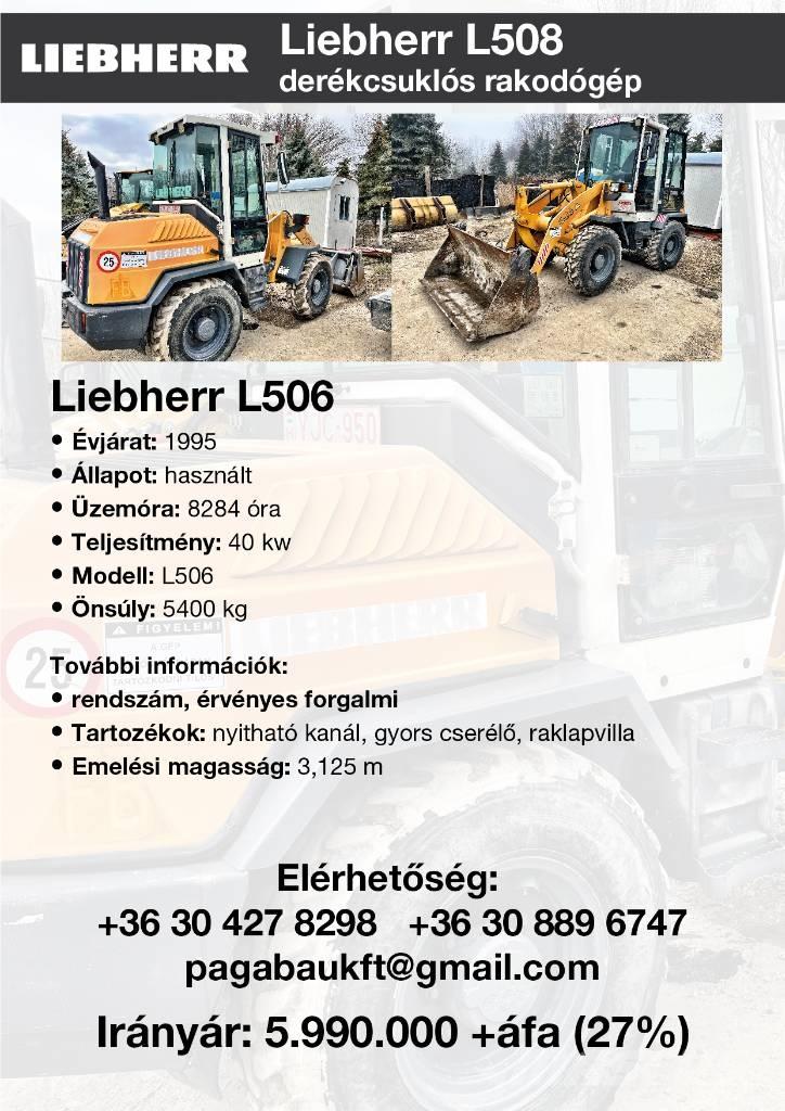 Liebherr L506 Pás carregadoras de rodas