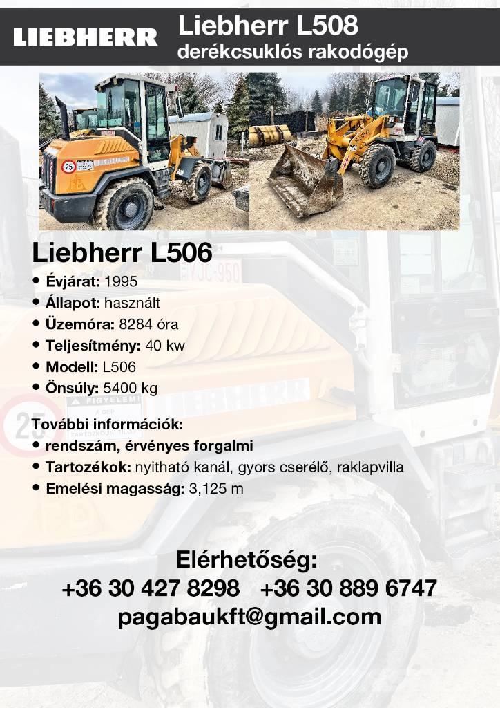Liebherr L506 Pás carregadoras de rodas